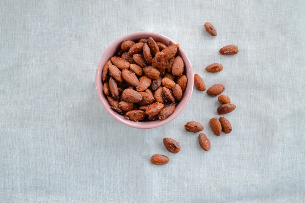Maple Glazed Almonds - Live Simply Eat Well